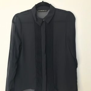 Sheer Zara Blouse